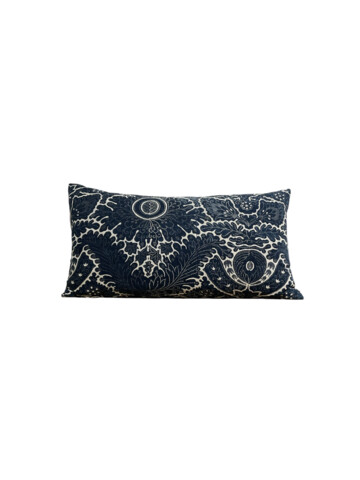 19th Century French Indigo Textile Pillow 70244