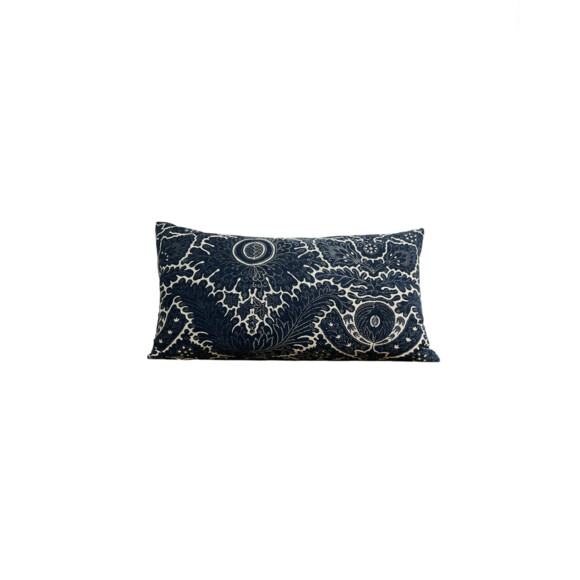 19th Century French Indigo Textile Pillow 70244