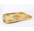 Antique Hand Engraved Brass Table Tray 59144