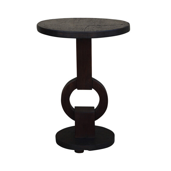 Limited Edition Ebonized Wood Side Table 25263