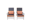 Pair Danish Mid Century Arm Chairs 28308
