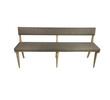 French Bleached Oak Upholstered Bench 21355