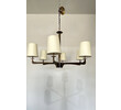 Lucca Studio Hardin Chandelier (6 arm) Parchment Shades 71338