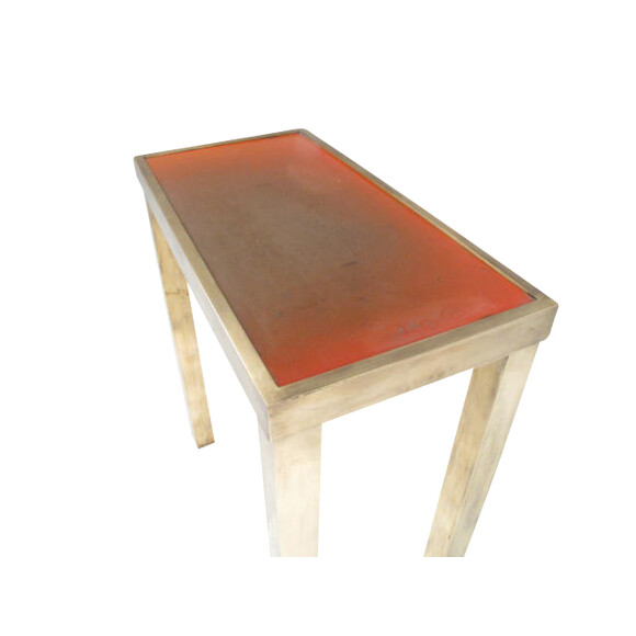 Limited Edition Red Industrial Iron Top Table 17833