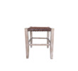 Lucca Studio Thelma Woven Leather Stool 72580