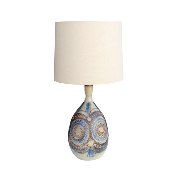 French Mid Century Ceramic Lamp 25656