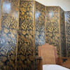 Fantastic 19th Century English Leather Screen 72427