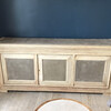 19th Century French Oak Sideboard Cement Top and Doors 73675