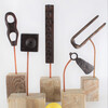 A Curated Collection of (5) Handmade Antique Industrial Artifacts 66026