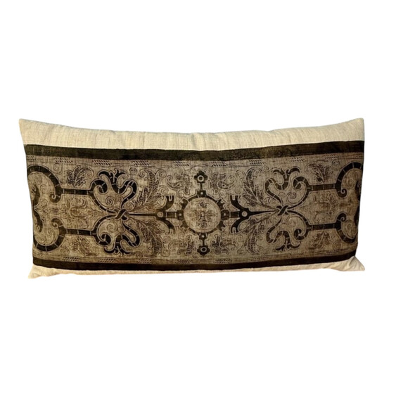 Large 19th Century Fortuny Textile Pillow 78355