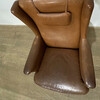 Single Danish Mid Century Leather Chair 74499