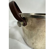 Vintage Silver plate and Leather Wine Bucket 73467