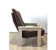 Pair of Limited Edition Oak and Vintage Leather Arm Chairs 66315