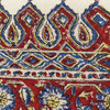 Vintage Persian Wood Block Textile Pillow 64963