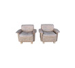 Pair of De Sede Leather Arm Chairs 28544