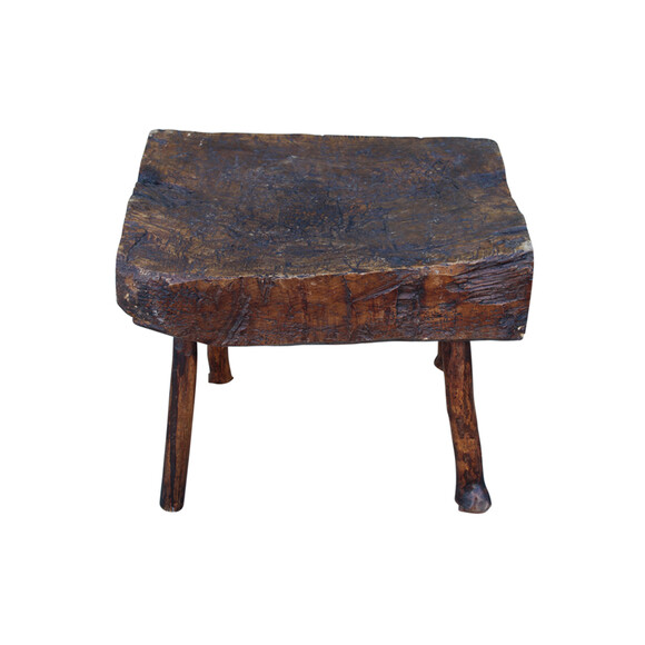 French Walnut Primitive Side Table 28950
