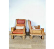 Pair of Large French Oak Arm Chairs 70564