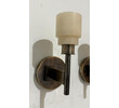 Lucca Studio Pair of Georgie Alabaster and Bronze Sconces 77761