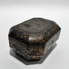 19th Century Black Chinoiserie Box 58955