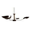 Limited Edition Wood and Bronze Chandelier 78416