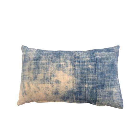 Vintage Faded Indigo Textile Pillow 20003