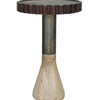 Limited Edition Side Table of Wood and Iron 27187