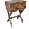 French Art Populaire Side Table with Drawer 74022