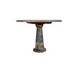 Limited Edition Industrial Iron Base with Belgian Oak top Dining Table 25446