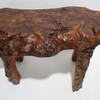Antique French Burl Wood Side Table 57081