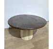 Limited Edition Round Walnut Top Dining Table 73605