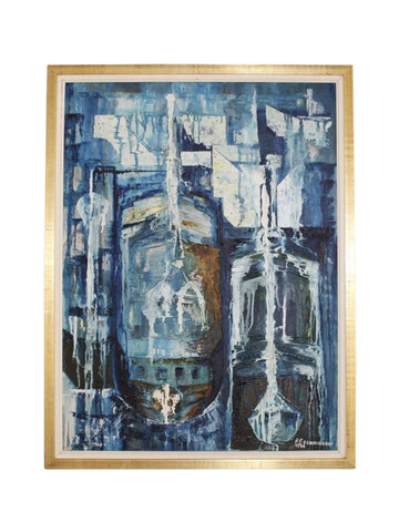 French Abstract Oil Painting 67977