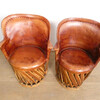 Pair of Vintage Leather Armchairs 56388