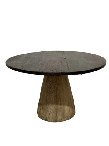 Limited Edition Walnut Top Round Dining Table 66085