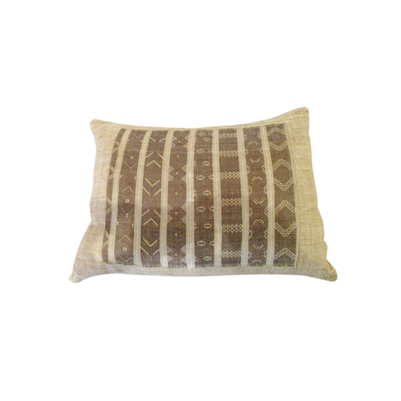 Vintage Asian Textile Pillow 22196