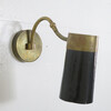 Pair Black and Gold Sconces 10931