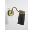 Pair Black and Gold Sconces 10931