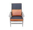 Pair Danish Mid Century Arm Chairs 28308