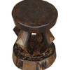 Limited Edition Carved Antique African Base Stool/Side Table 26672