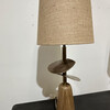 Limited Edition  Bronze and Wood Lamp 66687