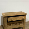 French 1960's Solid Oak Nightstand 74390