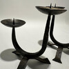 Pair of French Iron Candlesticks 72742