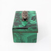 Superb Malachite Box With a Hedgehog 59354