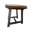 Limted Edition Oval 18th Century Walnut Top on Ebonized  Walnut Base 73655