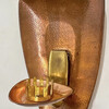 Hand Hammered Copper Sconces for Candles 65904