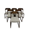 Set of (6) Mid-Century French Baumann Dining Chairs 66020