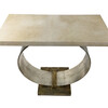 Lucca Limited Edition Table in Parchment and Mixed Metals 22716