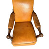 Exceptional French 1930's Leather Arm Chair 76919