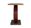 Limited Edition Brass and Leather Base Side Table 32108