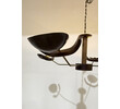 Limited Edition Wood and Bronze Chandelier 78416