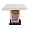 Limited Edition Oak and Ceramic Element Side Table 33594